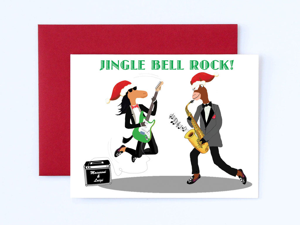Jingle Bell Rock Christmas Card